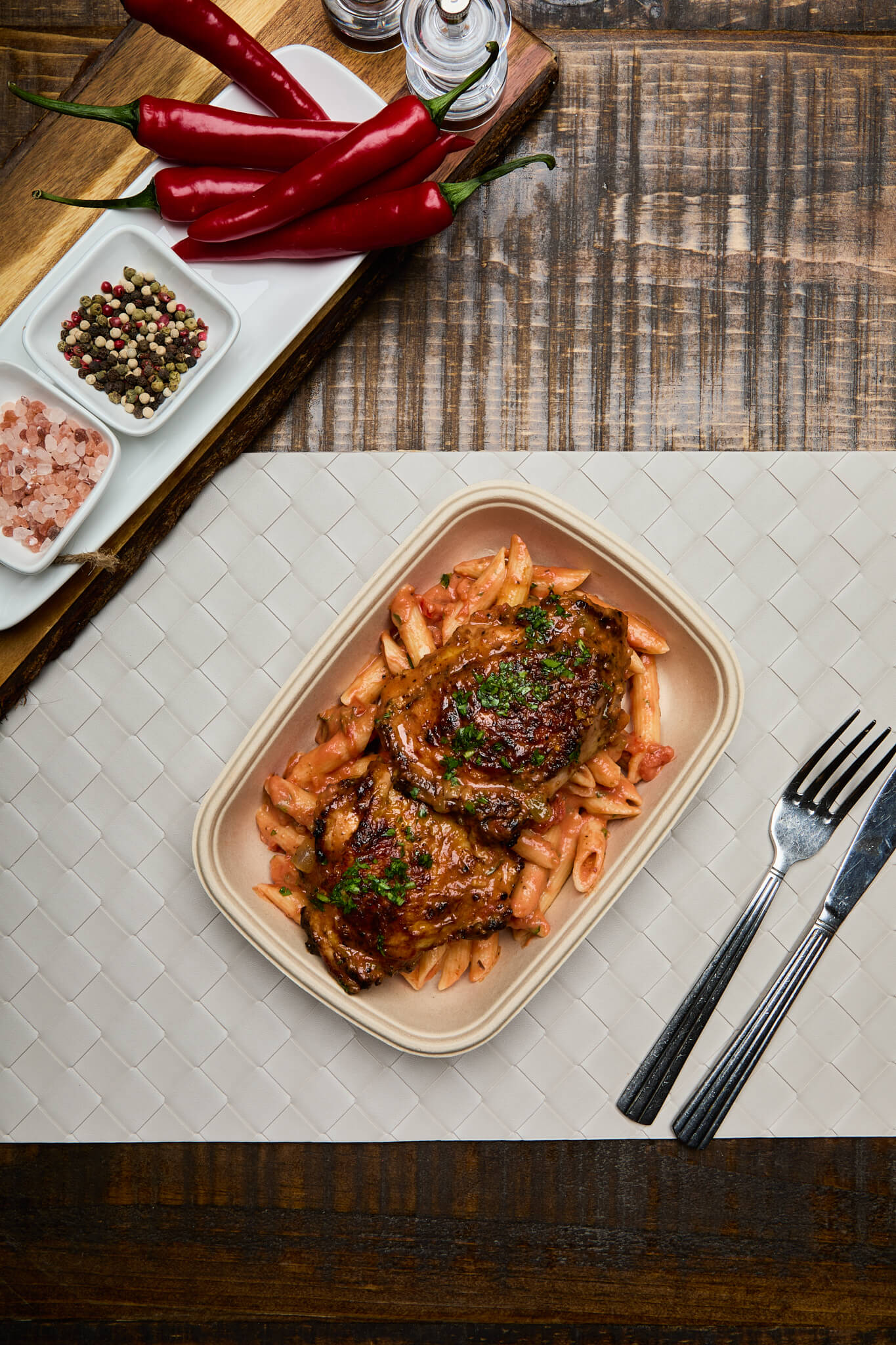 Essential - Chicken Thigh - Cajun Chicken Pasta - photo1
