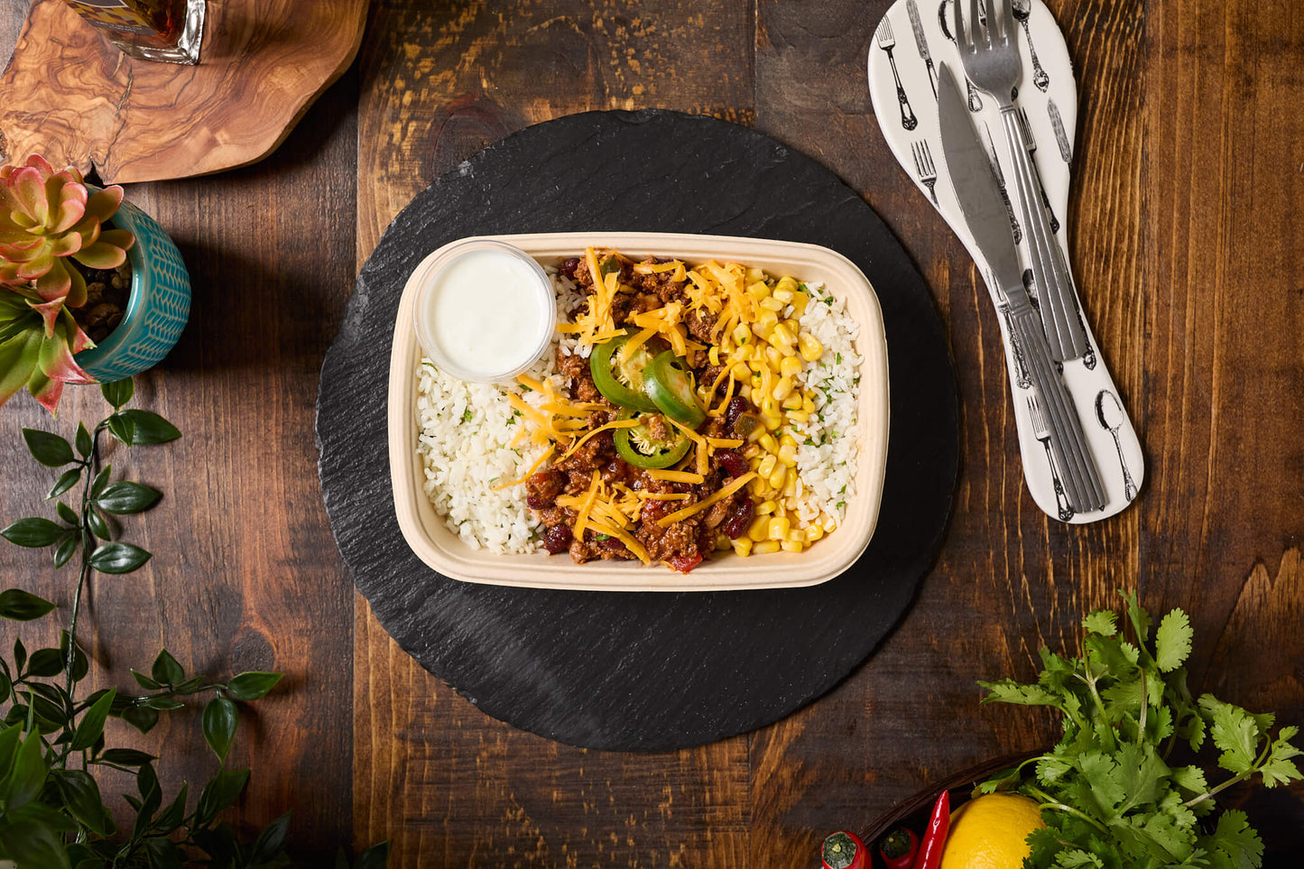 Protein+ - Ground Beef - Tex Mex Chili Bowl - photo1