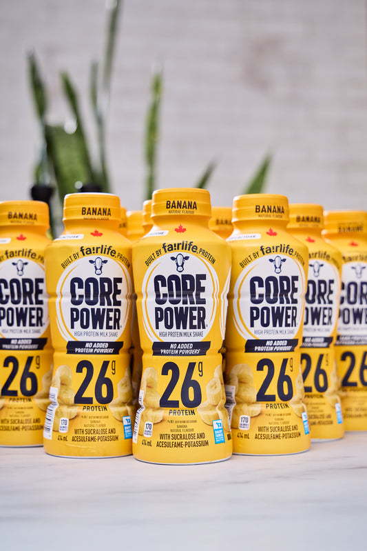 2025 - Core Power Banana - Fairlife 26g High Protein Shake (12 Pack) - photo0