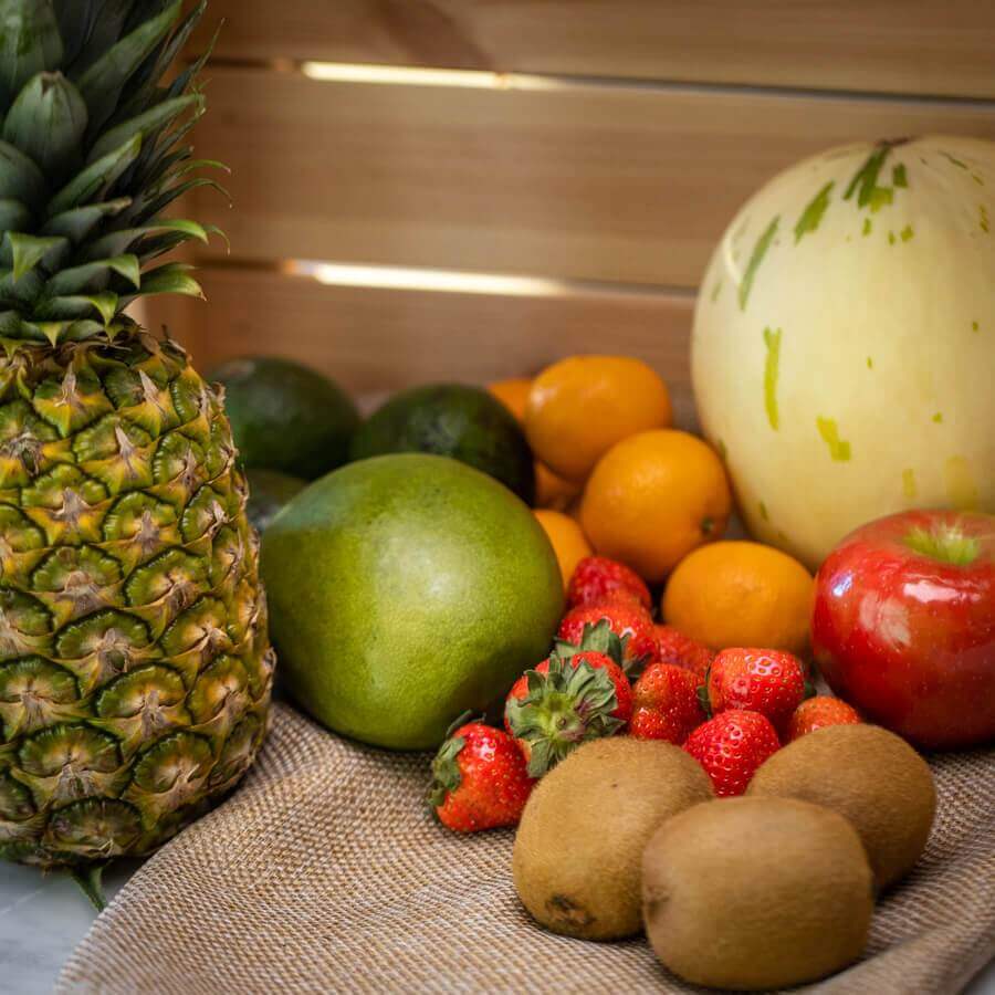 Fresh Fruit Basket - I love Fruit (45 servings) - Easy Mealz