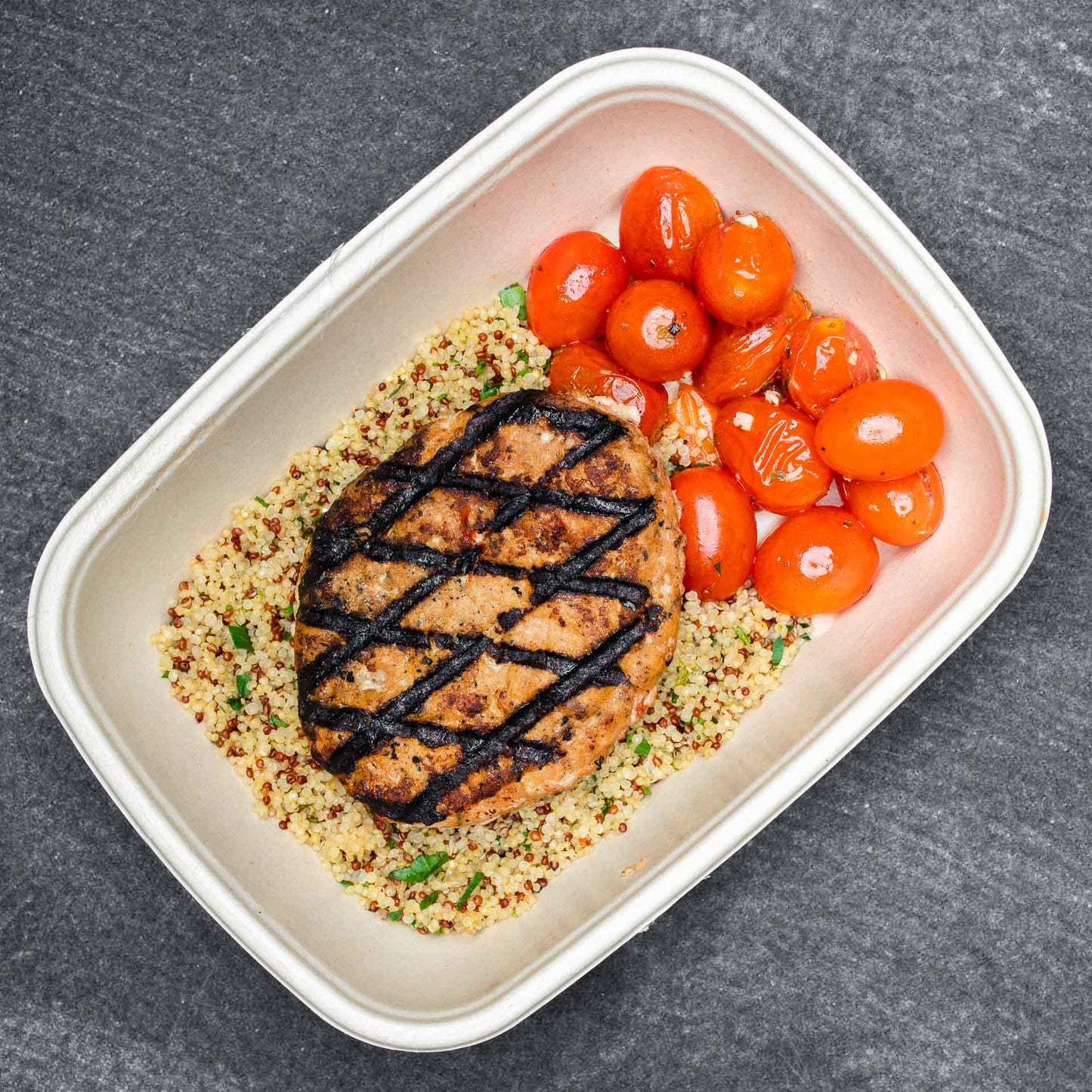 Power Meal Box - Ground Turkey #1 - Cajun Turkey Burger - photo0