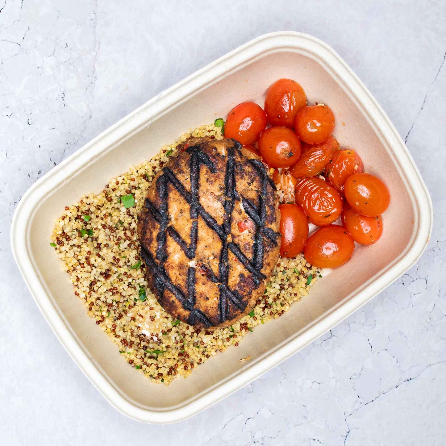 Power Meal Box - Ground Turkey #1 - Cajun Turkey Burger - photo1