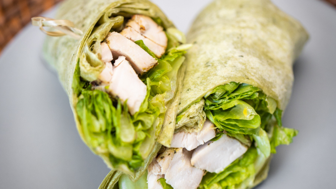 Grilled Chicken Caesar Wrap: A Delicious Snack Option