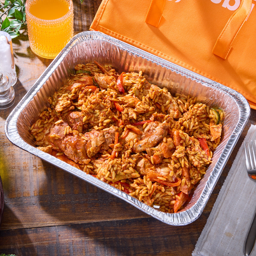 Family Meal Box - Chicken Thigh - Mediterranean Chicken Orzo