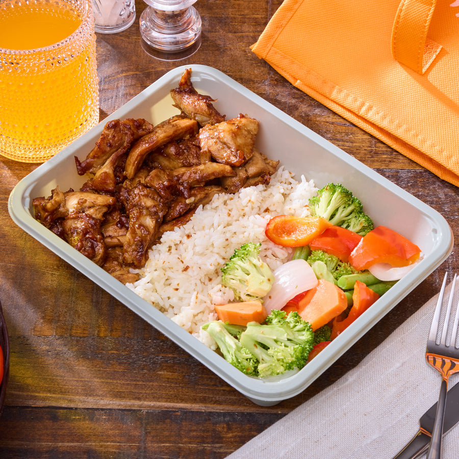 Protein+ Meal Box - Chicken Thigh - Adobo Chicken