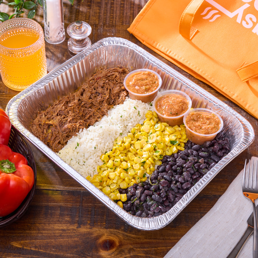 Family Meal Box - Steak - Barbacoa Beef Bowl