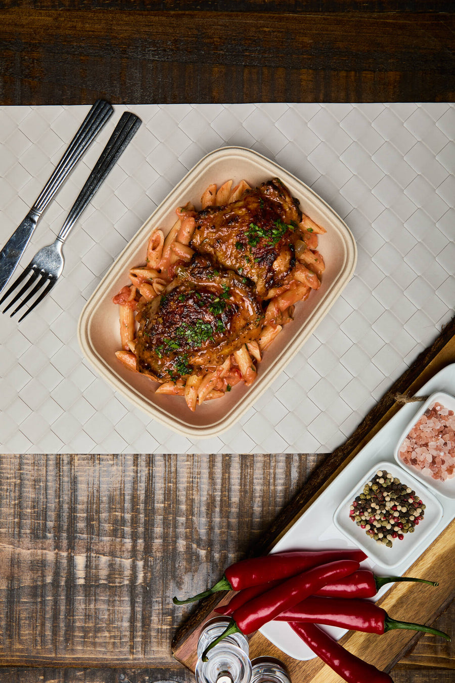 Essential - Chicken Thigh - Cajun Chicken Pasta - photo1