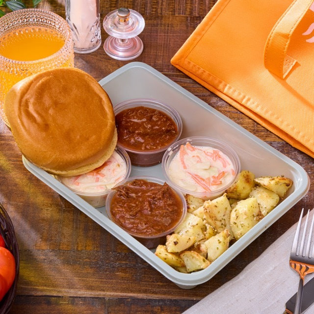 Protein+ Meal Box - Steak - BBQ Braised Beef Sandwich