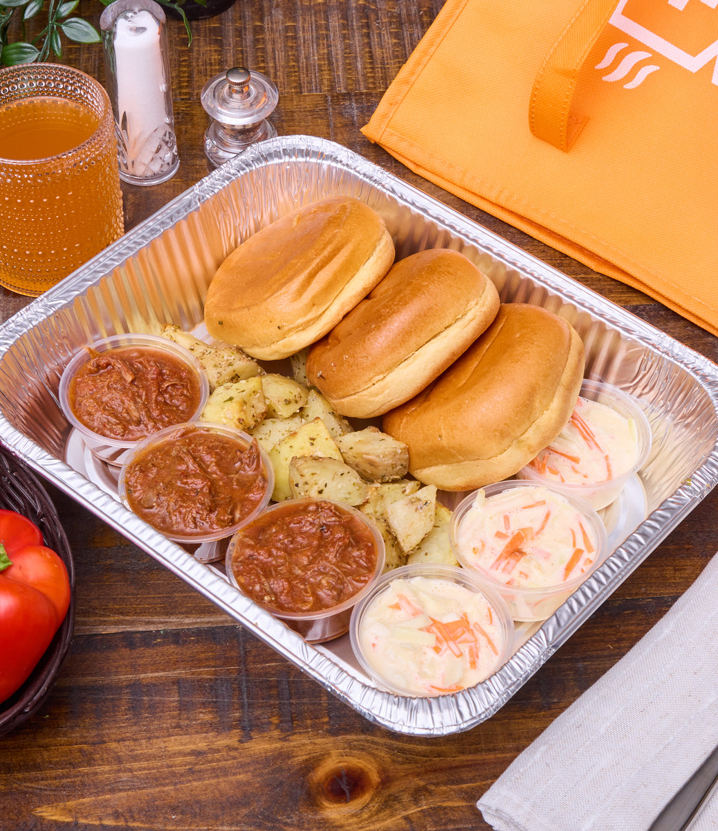 Family Meal Box - Steak - BBQ Braised Beef Sandwich