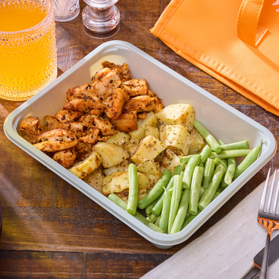 Protein+ Meal Box - Chicken Thigh - Greek Style Chicken