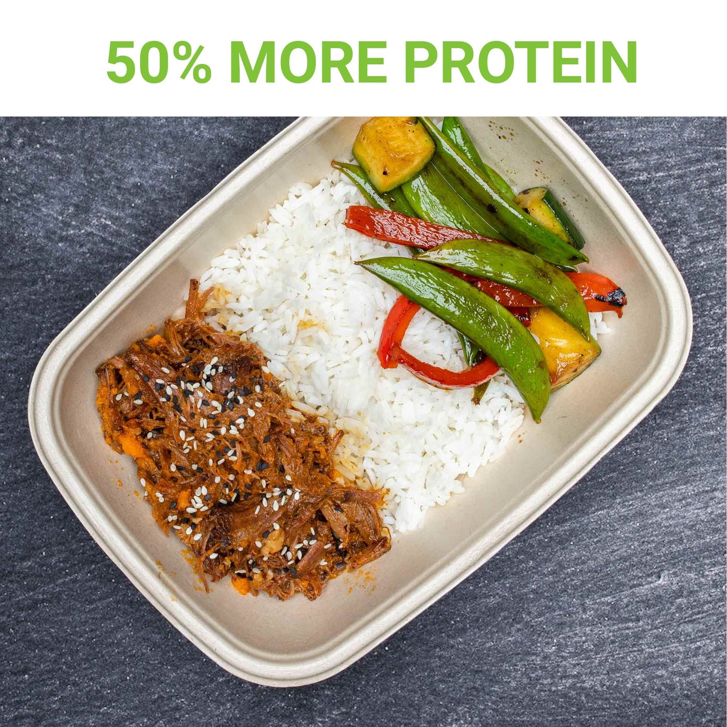 Pro Athlete Meal Box - Steak #2 - Korean Shredded Steak - photo0