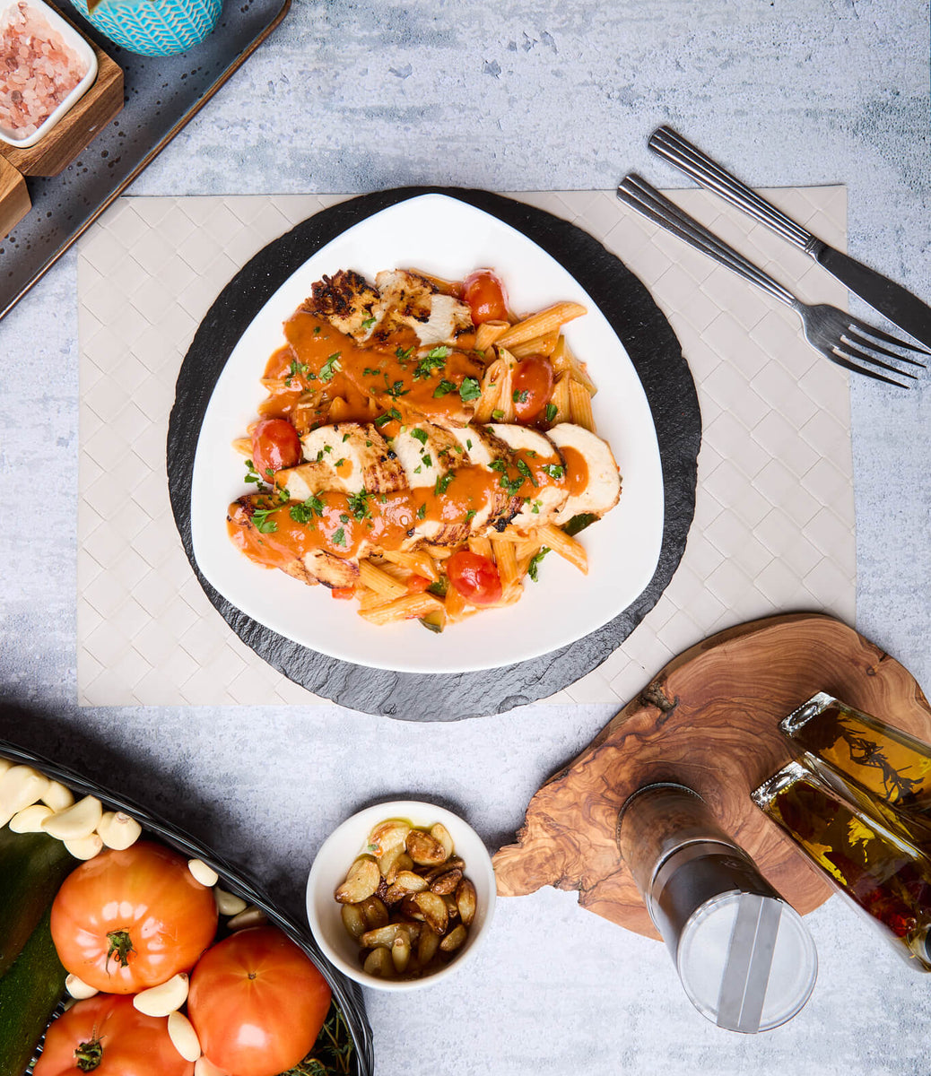 Protein+ - Chicken Breast - Romesco Chicken Pasta - photo0