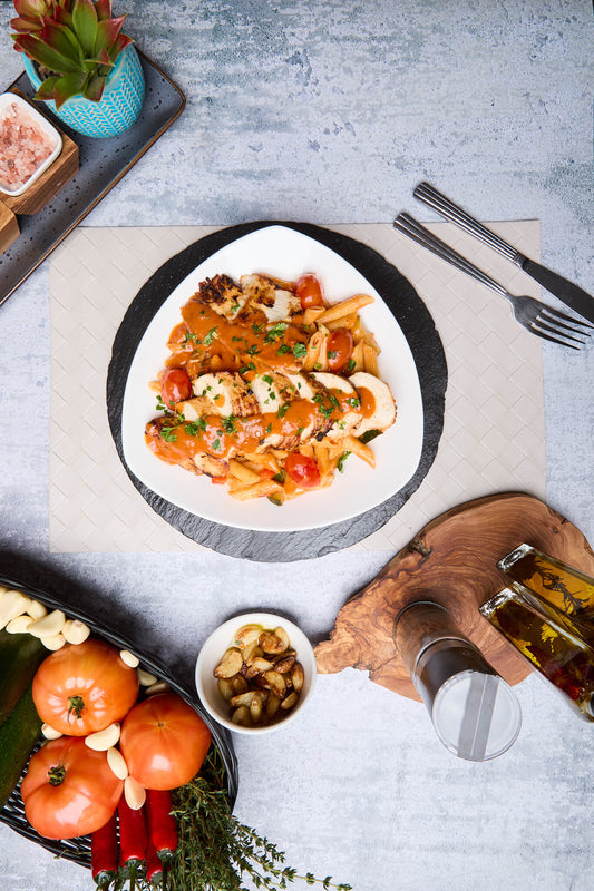 Protein+ - Chicken Breast - Romesco Chicken Pasta - photo0