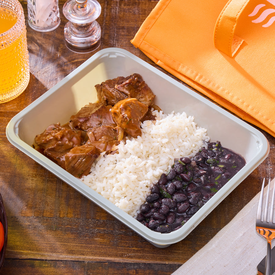 Protein+ Meal Box - Steak - Cuban Vaca Frita