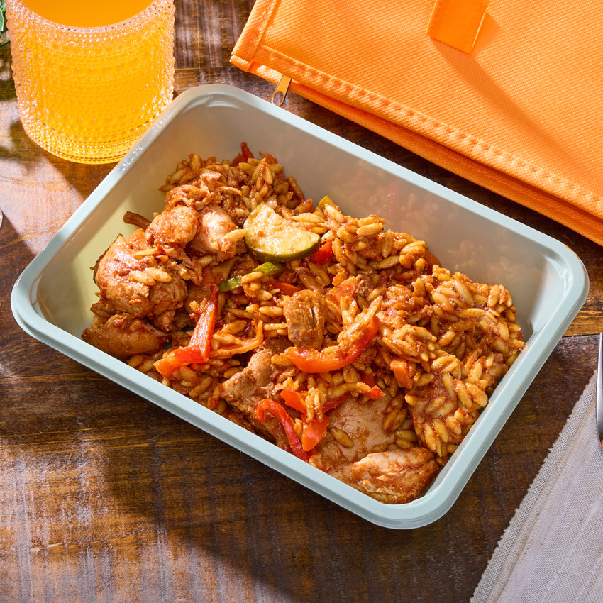 Protein+ Meal Box - Chicken Thigh - Mediterranean Chicken Orzo