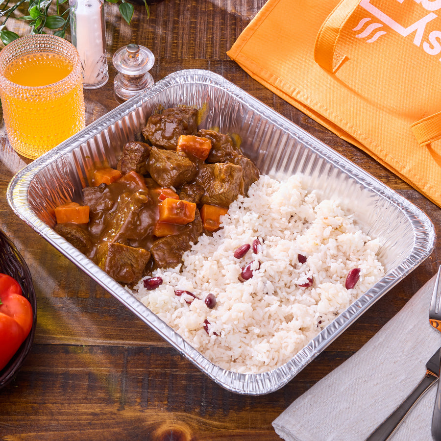 Family Meal Box - Steak - Jamaican Beef Stew