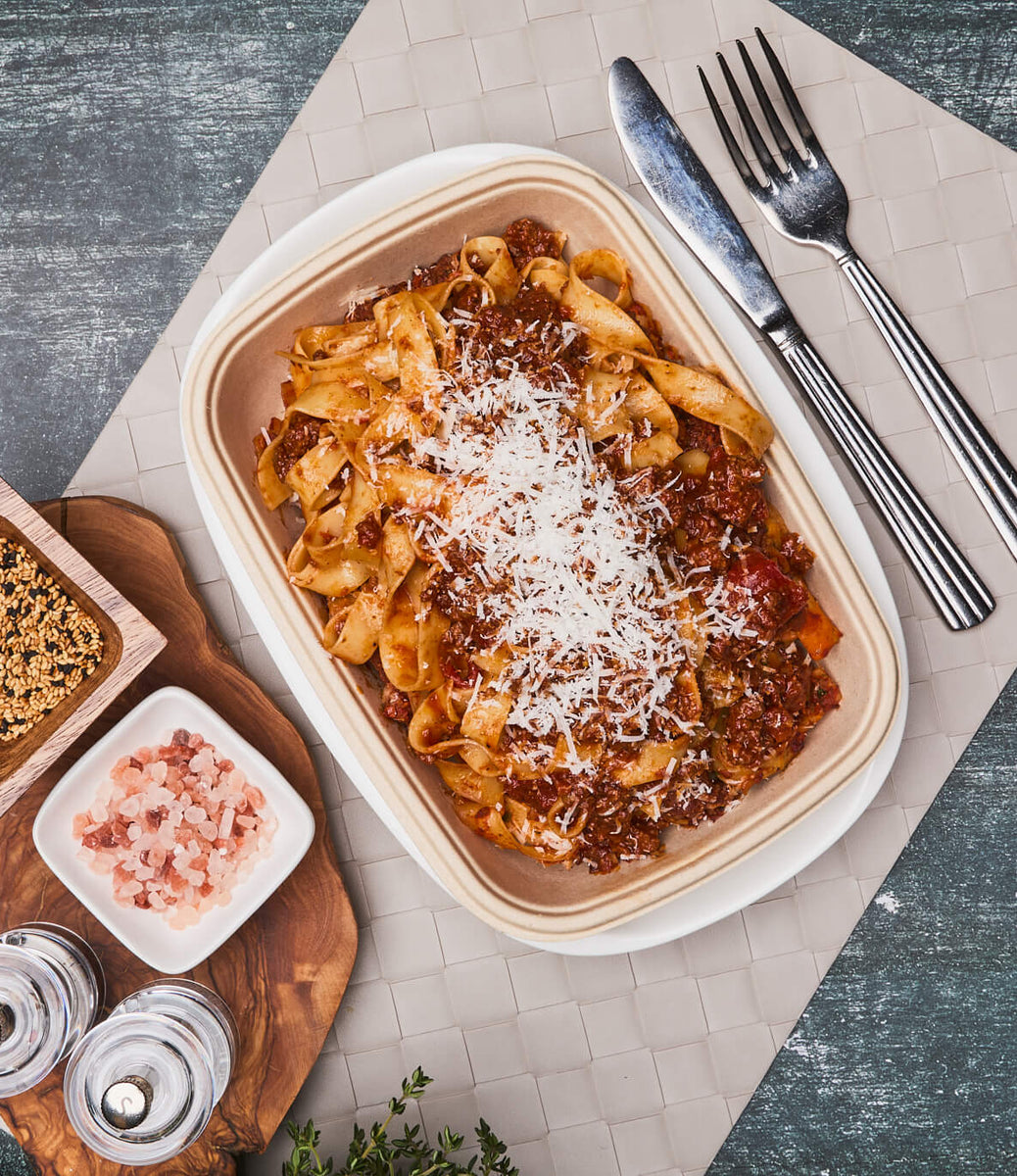 Protein+ - Ground Beef - Bolognese Fettuccine Pasta - photo0