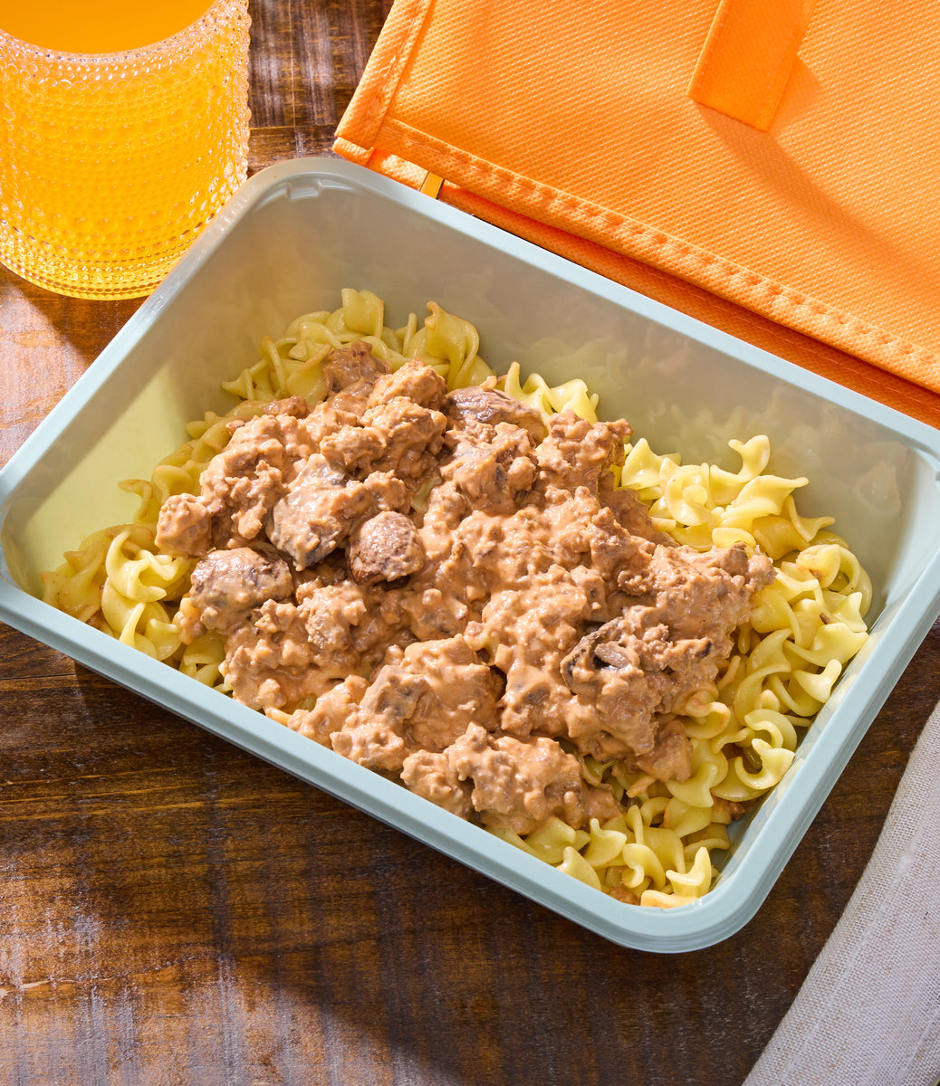Protein+ Meal Box - Ground Beef - Beef Stroganoff