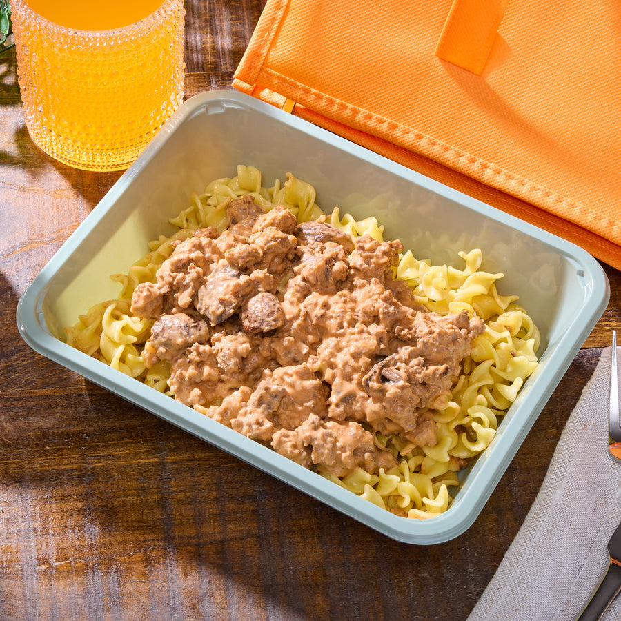 Protein+ Meal Box - Ground Beef - Beef Stroganoff