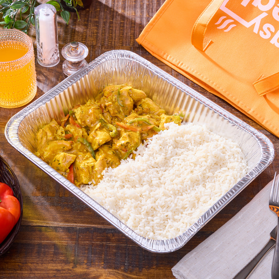 Family Meal Box - Chicken Thigh - Caribbean Curry Chicken