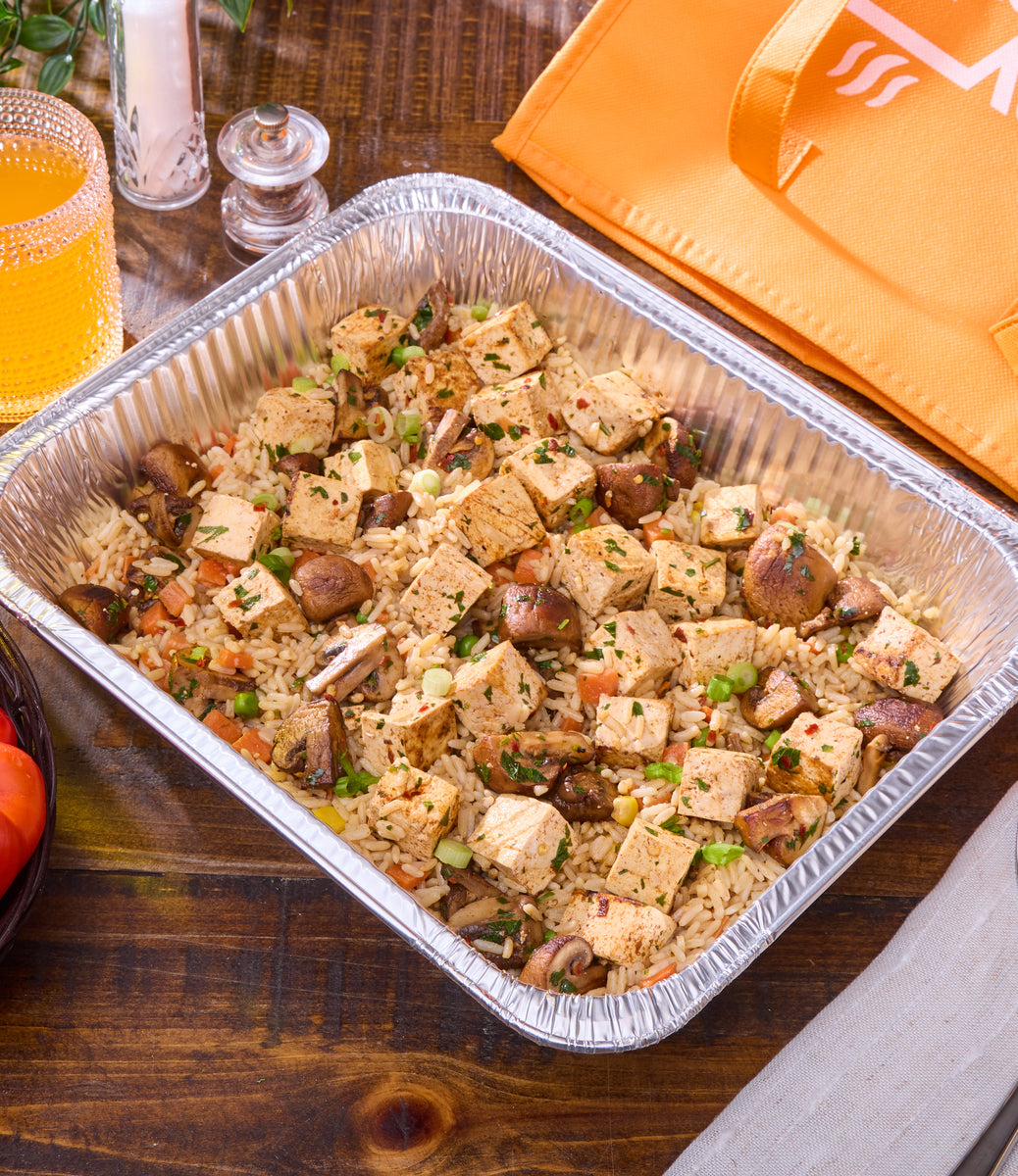 Family Meal Box - Vegan - Tofu and Mushroom Trifolati