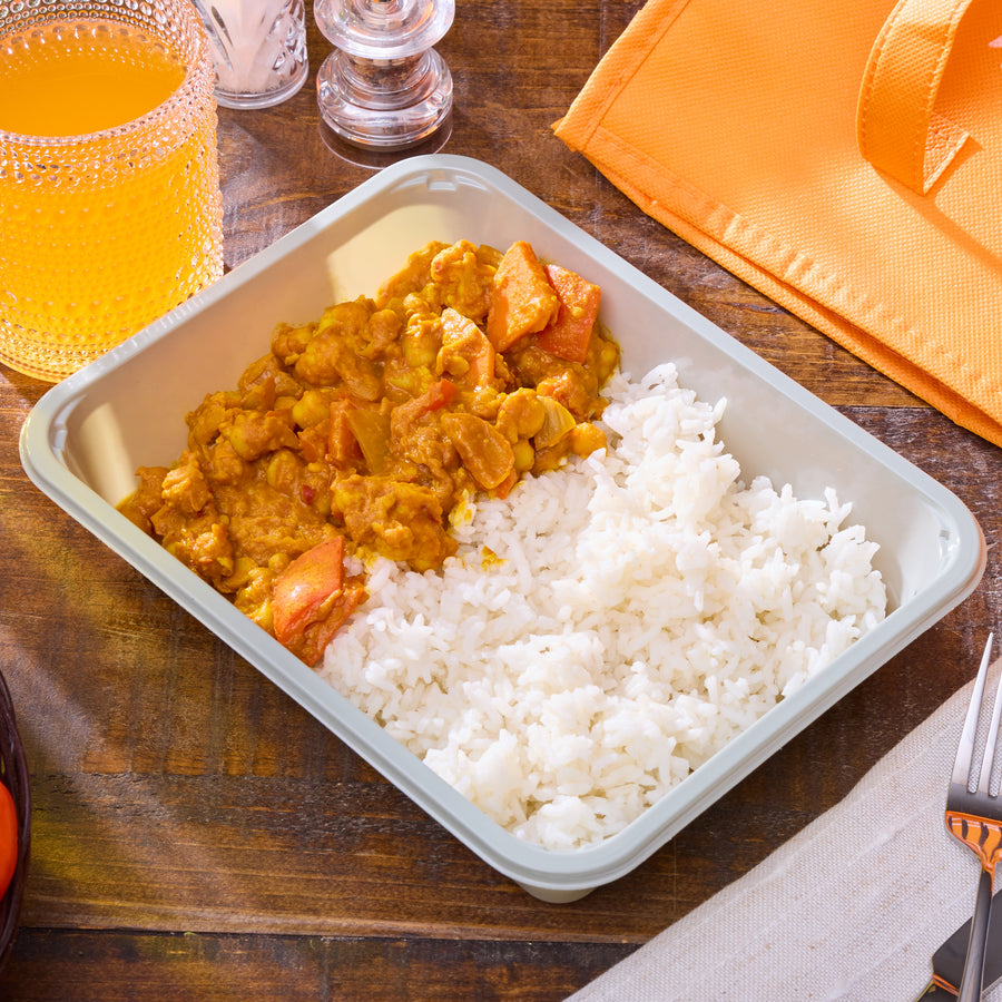 Protein+ Meal Box - Vegan - Chickpea Coconut Curry