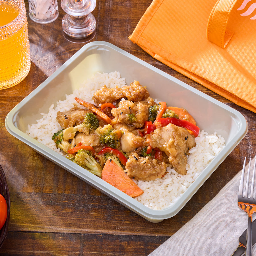 Protein+ Meal Box - Chicken Thigh - Crispy Sesame Chicken