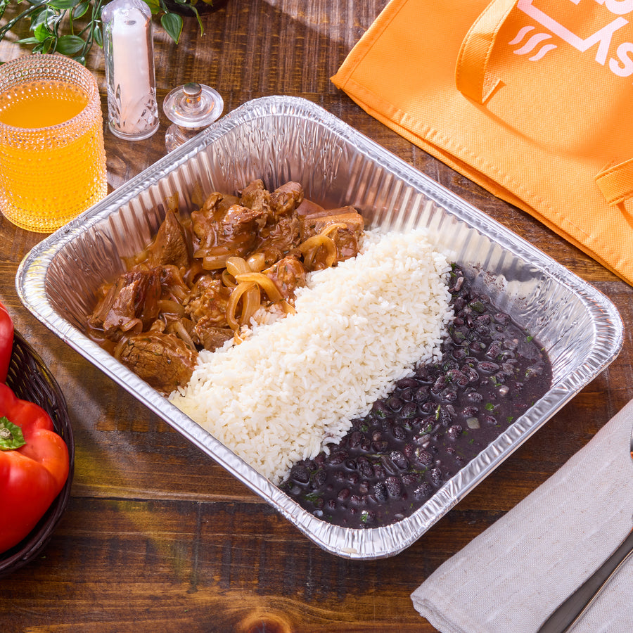 Family Meal Box - Steak - Cuban Vaca Frita