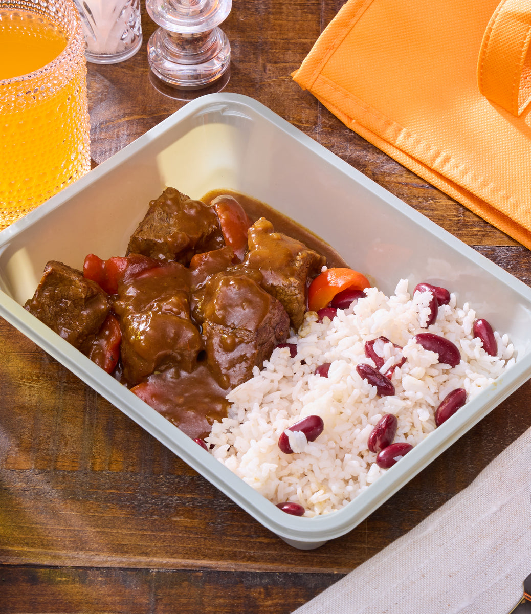 Protein+ Meal Box - Steak - Jamaican Beef Stew