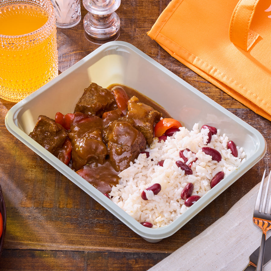 Protein+ Meal Box - Steak - Jamaican Beef Stew