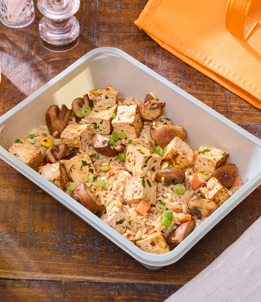 Protein+ Meal Box - Vegan - Tofu and Mushroom Trifolati