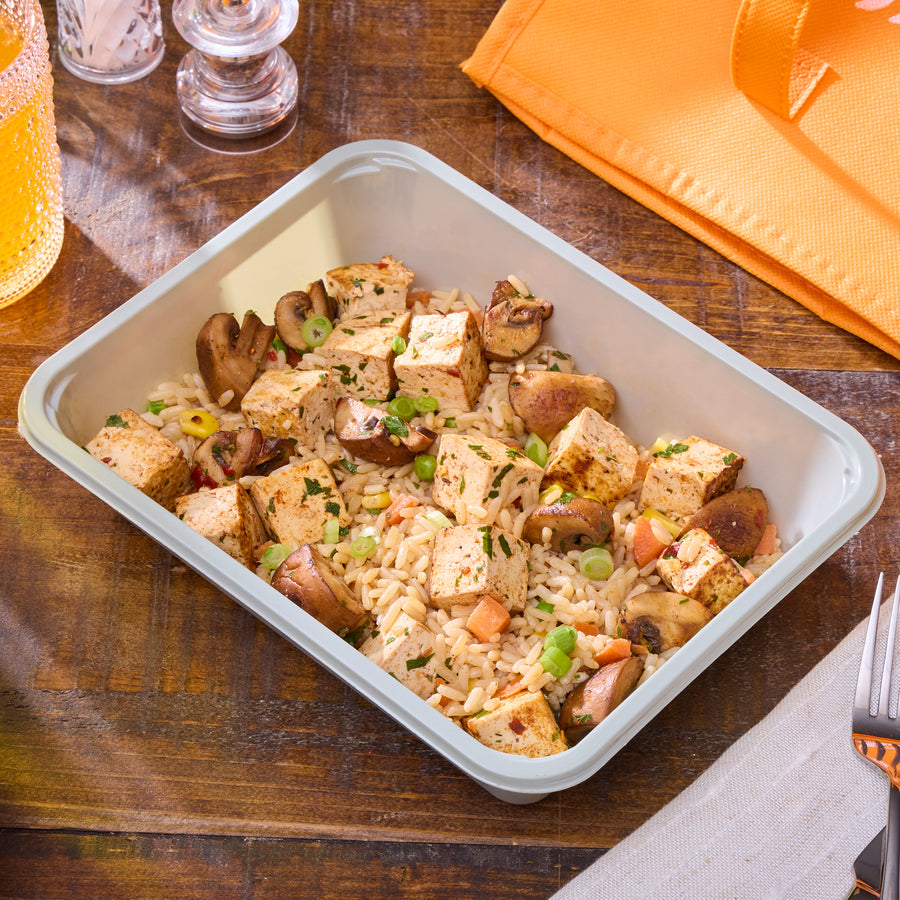 Protein+ Meal Box - Vegan - Tofu and Mushroom Trifolati