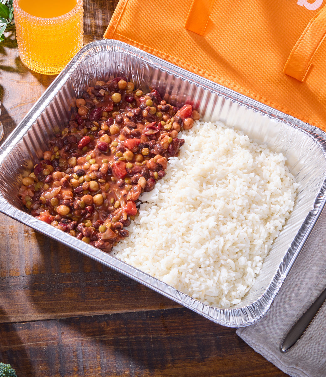 Family Meal Box - Vegan - Five Beans Chili
