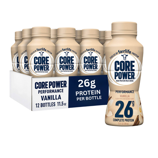 Core Power Vanilla - Fairlife 26g High Protein Shake (12 Pack)