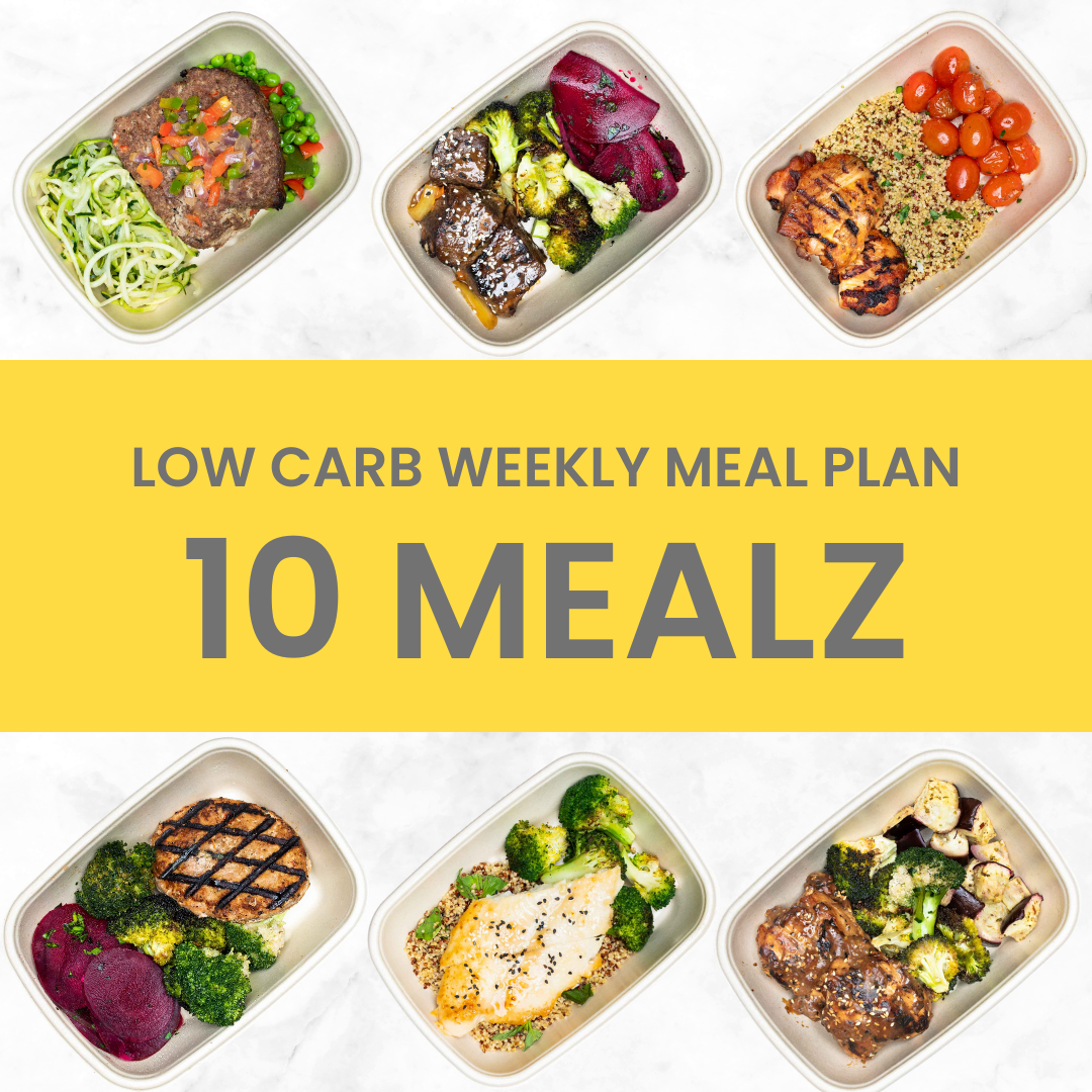 Low Carb Weekly Meal Plan - 10 Mealz - Easy Mealz
